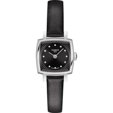Correa de reloj Tissot T600043159 Cuero Negro 9mm